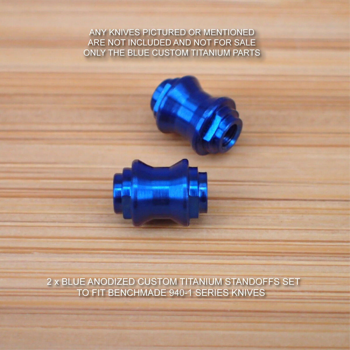 Umino　EXまとめ Benchmade 940-2 Osborne Knife 2pc Custom Titanium Standoff Set