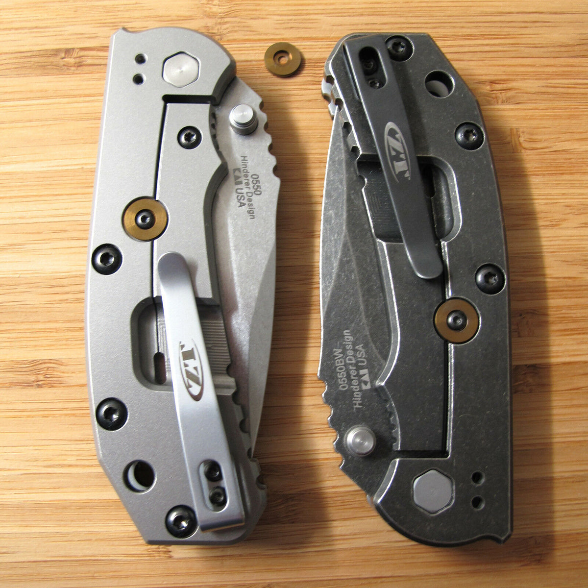 Zero Tolerance ZT0562 562 ZT Knife Titanium Lock Bar Stabilizer