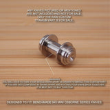 Benchmade 945BK-1 Mini Osborne 945 and 945-221 Custom RAW Titanium Axis Lock Bar