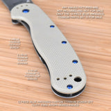 ESEE Avispa Framelock BRK Custom BLUE Titanium 12pc Screw Set - (no knife)