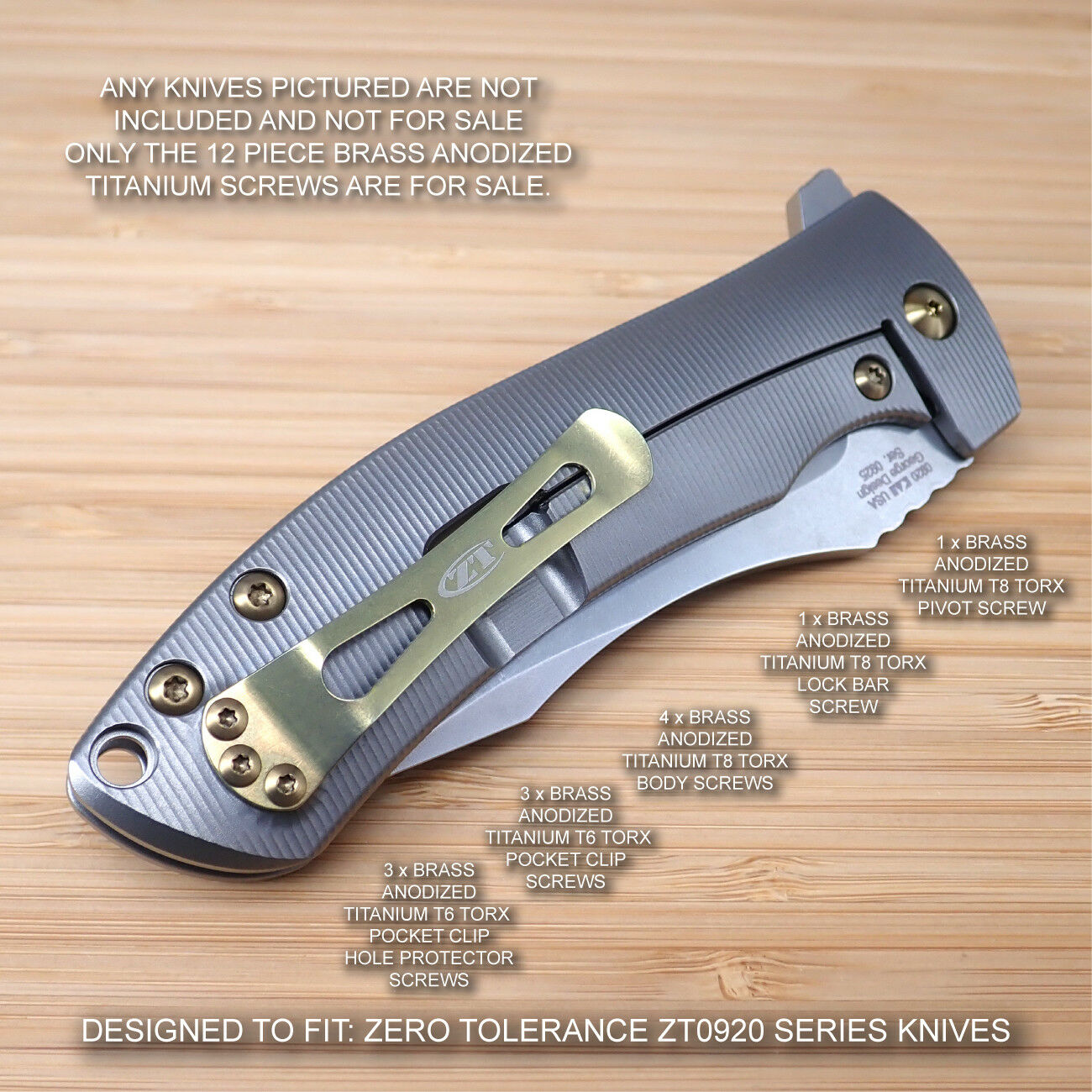 Zero Tolerance ZT0920 Titanium Parts – xxxadrenalinxxx