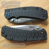 Zero Tolerance ZT0550 ZT 550 0550 Titanium Pivot Torx Screw Set Anodized BLUE