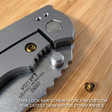 Zero Tolerance ZT0550 550 0550 ZT Knife 10PC Titanium Torx Screws Set BRONZE