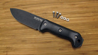 KA-BAR Becker BK2 + BK17 Survival Knife Upgrade Mod - Stainless Steel Screw Sets