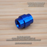 Spyderco Paramilitary Para 3 PM3 Custom Titanium Lanyard Tube - Anodized BLUE
