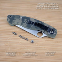 Spyderco Military 10pc RAW Titanium Screw Set - NO KNIFE - (MUST READ WARNING)