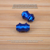 Benchmade 940-2 Osborne Knife 2pc Custom Titanium Standoff Set Anodized in BLUE