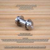 Benchmade 940-1 940 & 940-2 Osborne Custom RAW Titanium Axis Lock Bar - No Knife