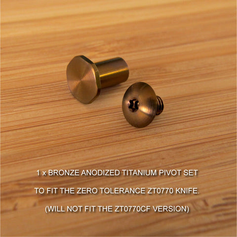 Zero Tolerance ZT0770 Titanium Parts