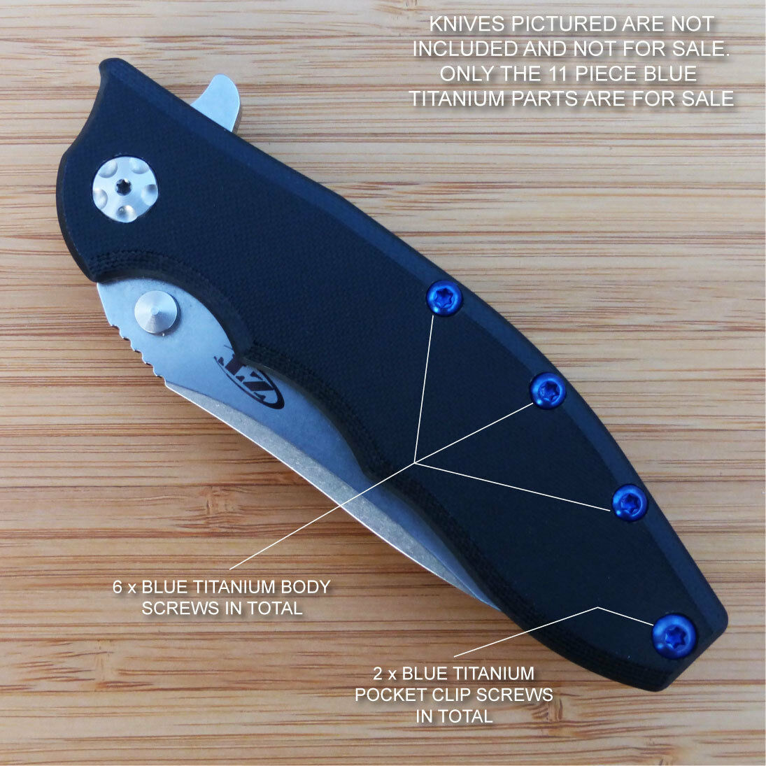Zero Tolerance ZT0562 Titanium Parts – xxxadrenalinxxx