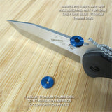Kershaw Emerson CQC-1K 2K 3K 4K 5K 6K 7K 8K 9K 10K 11K Knife Titanium Thumbdisc Washer BLUE