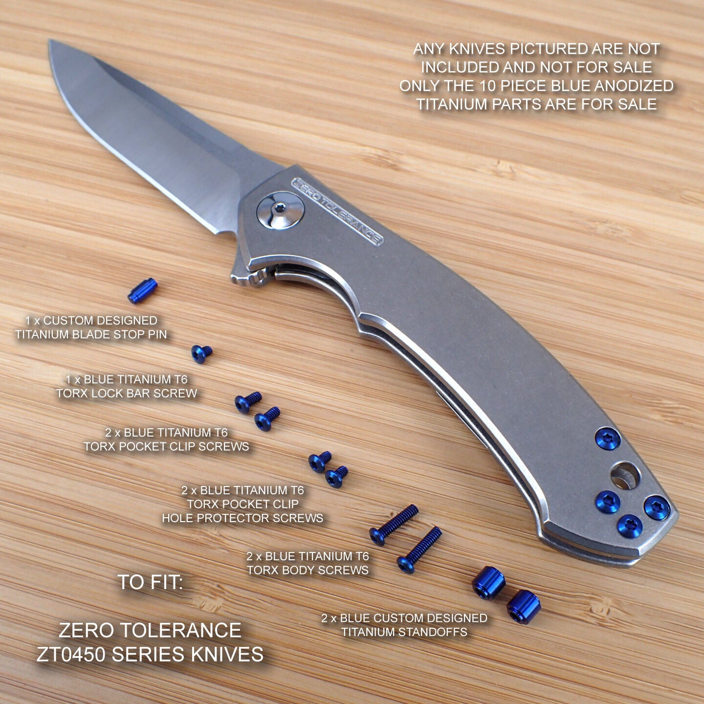Zero Tolerance ZT0450 Titanium Parts – xxxadrenalinxxx