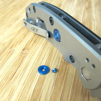 Zero Tolerance ZT0550 ZT561 Knife BLUE Titanium Lock Bar Stabilizer & Torx Screw