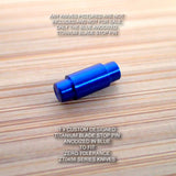 Zero Tolerance ZT0456 ZT 0456 BW Custom Anodized Titanium  Blade Stop Pin - BLUE