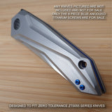Zero Tolerance ZT0055 ZT 0055 GTC SLT Custom Titanium 8pc Screw & Pivot Set BLUE