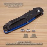 Benchmade 945 945BK-1 Mini Osborne 3pc Titanium Blade Stop Pin & Standoff Set