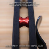 Benchmade 940-2 Osborne 4 pc Thumb Stud & Standoff Set Anodized RED (NO KNIFE)